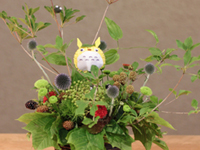 フラワーアレンジメント　トットロ菊